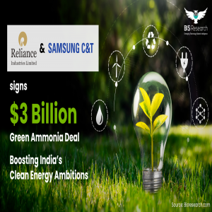 Reliance Signs $3 Billion Green Ammonia Deal with Samsung C&T Boosting India’s Clean Energy Ambitions