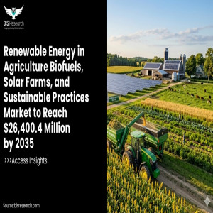 Renewable Energy in Agriculture Biofuels, Solar Farms, and Sustainable Practices Market to Reach $26,400.4 Million by 2035
